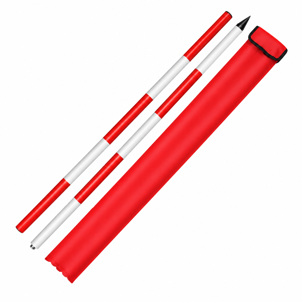 Range Poles 2m Aluminium 2 Piece
