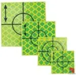 SELF-ADHESIVE REFLECTIVE TARGET – 50MM X 50MM